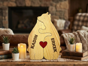 Ayı Ailesi Ahşap Puzzle
