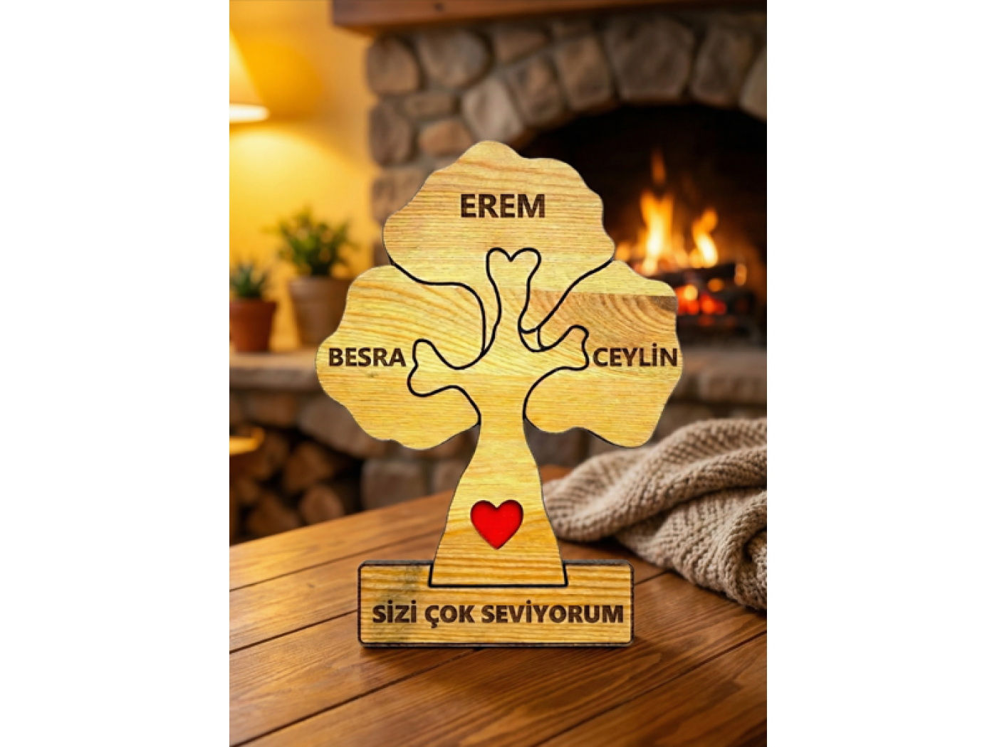 Ahşap Ağaç Puzzle