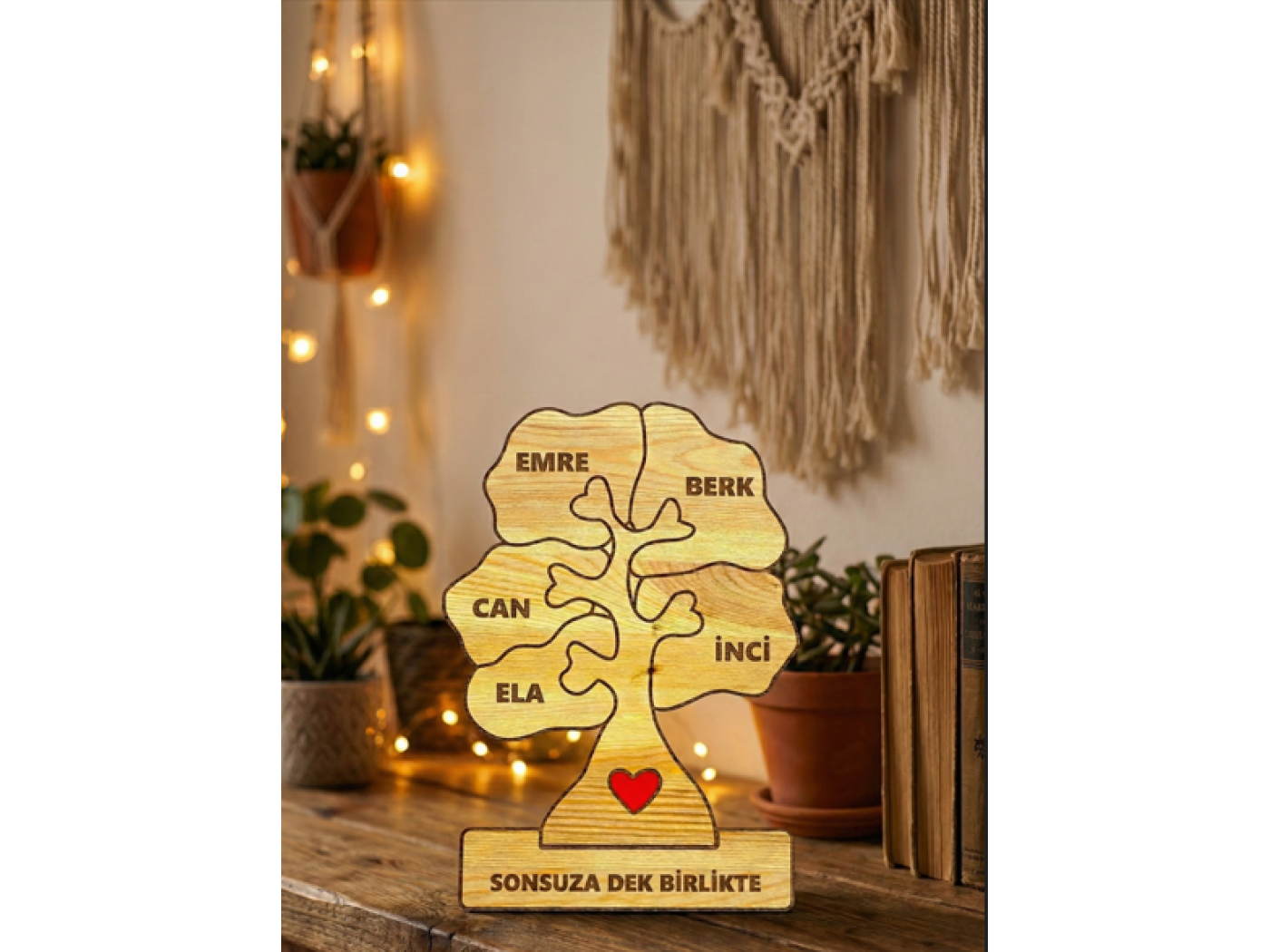 Ahşap Ağaç Puzzle