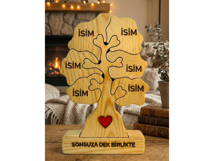 Ahşap Ağaç Puzzle   