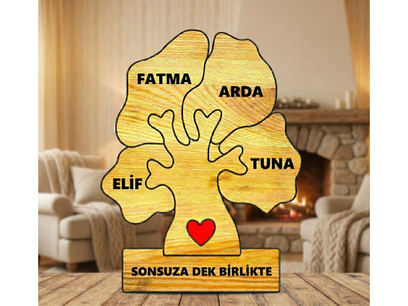 Ahşap Ağaç Puzzle