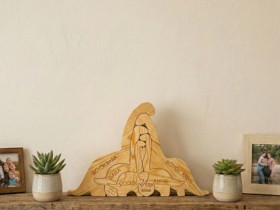 Dino Ailesi Ahşap Puzzle