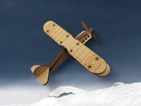 Ahşap Uçak Maketi