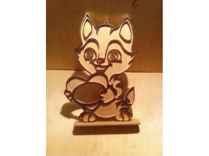 Hamster Ahşap Fotoğraflık  