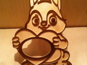 Ahşap Tavşan Fotoğraflık