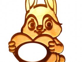 Ahşap Tavşan Fotoğraflık