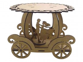 Sevgi Arabası Masa Süsü