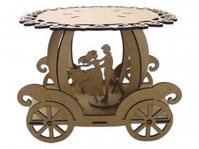 Sevgi Arabası Masa Süsü