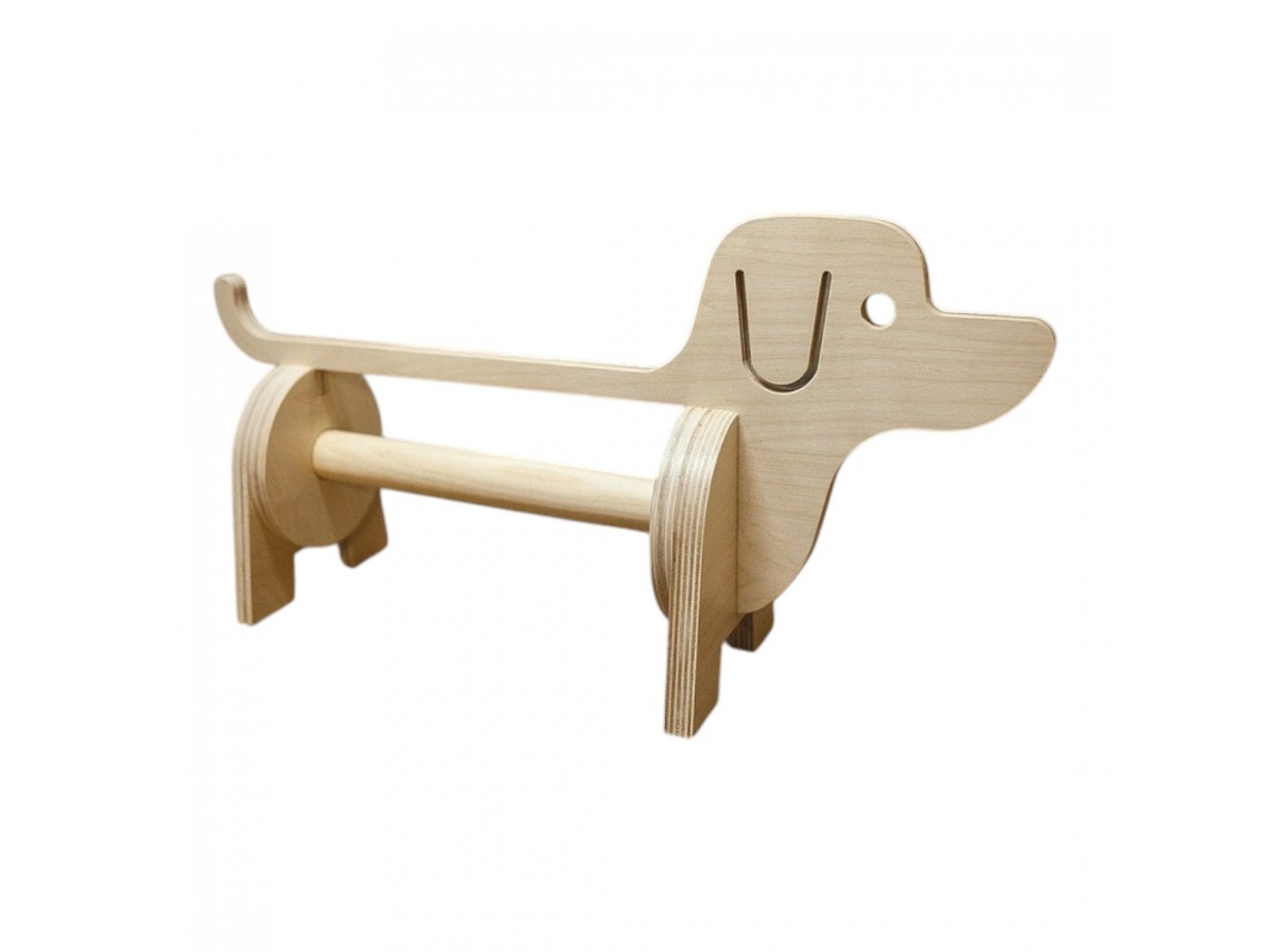 Köpek Ahşap Kağıt Havluluk