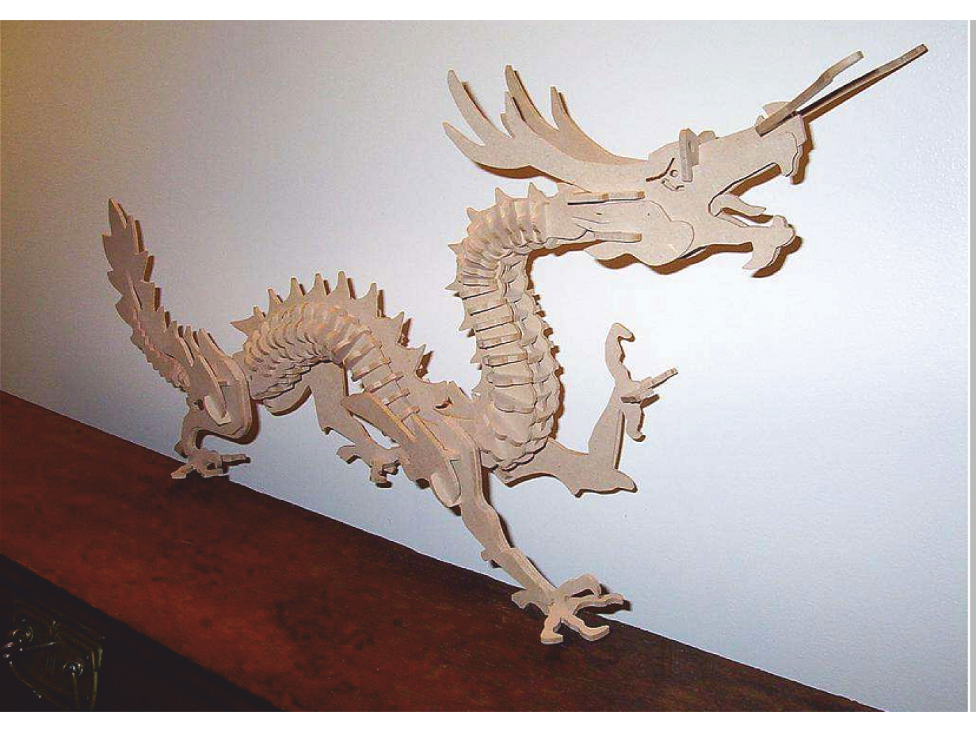 Dragon Ahşap Maket-Uzun