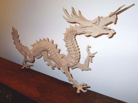 Dragon Ahşap Maket-Uzun