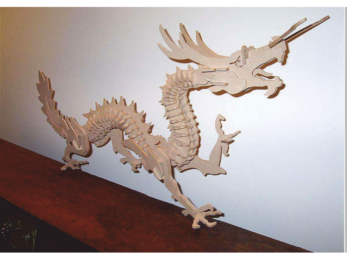 Dragon Ahşap Maket-Uzun