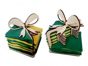 Yonca Ahşap Peçetelik