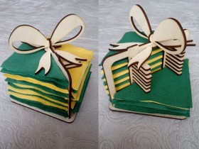 Yonca Ahşap Peçetelik