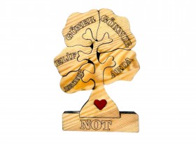 Ahşap Ağaç Puzzle