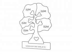 Ahşap Ağaç Puzzle