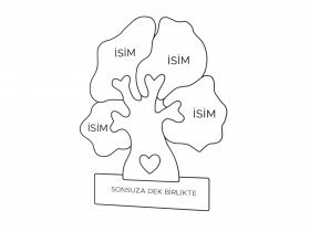 Ahşap Ağaç Puzzle