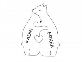 Ayı Ailesi Ahşap Puzzle