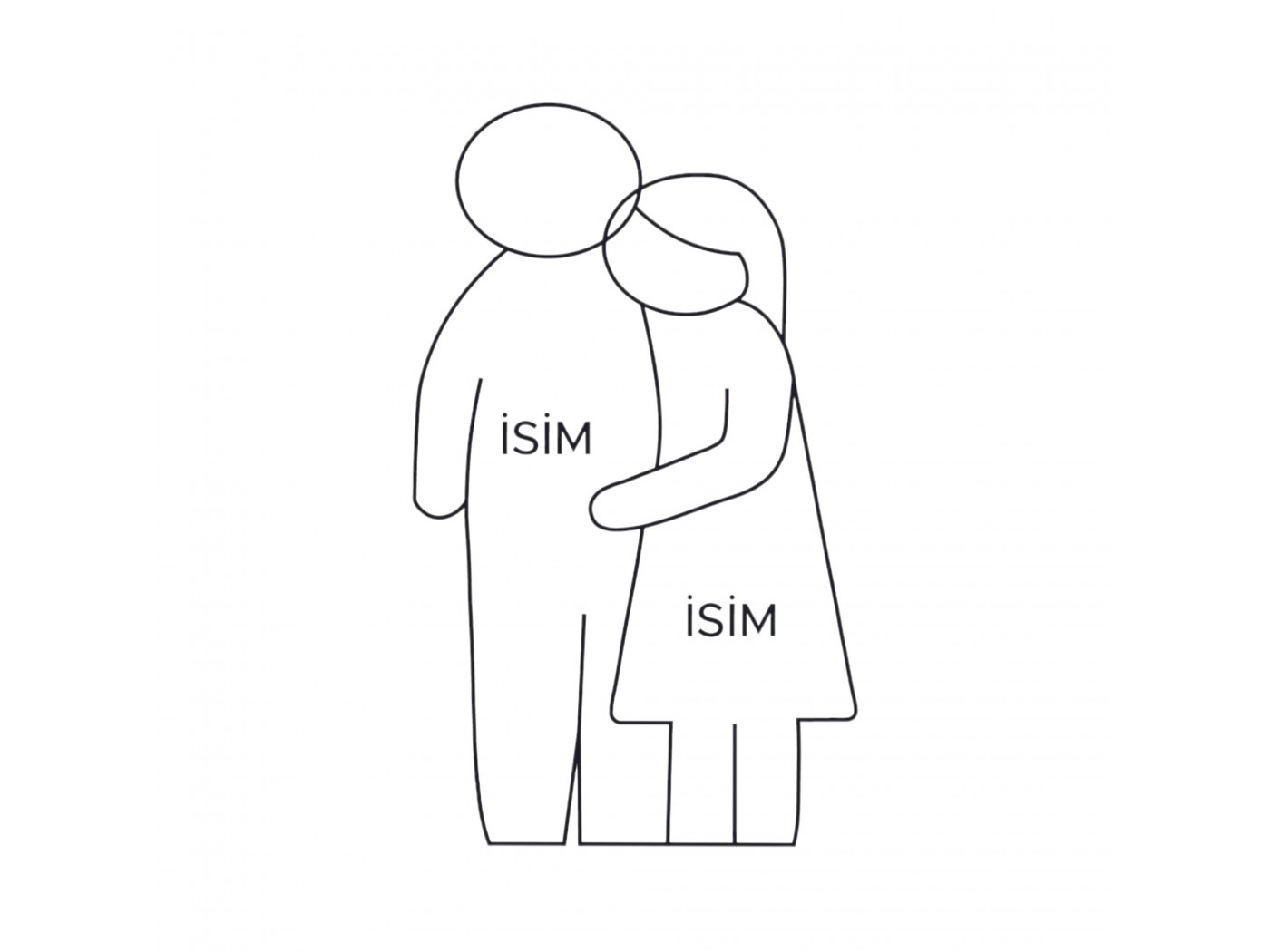 Biz Bir Aileyiz Ahşap Puzzle