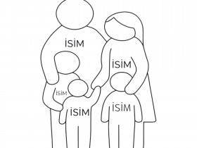 Biz Bir Aileyiz Ahşap Puzzle Biz Bir Aileyiz Ahşap Puzzle