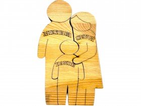 Biz Bir Aileyiz Ahşap Puzzle