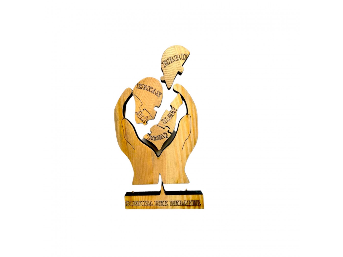 Kalpler Elimde Ahşap Puzzle Kalpler Elimde Ahşap Puzzle