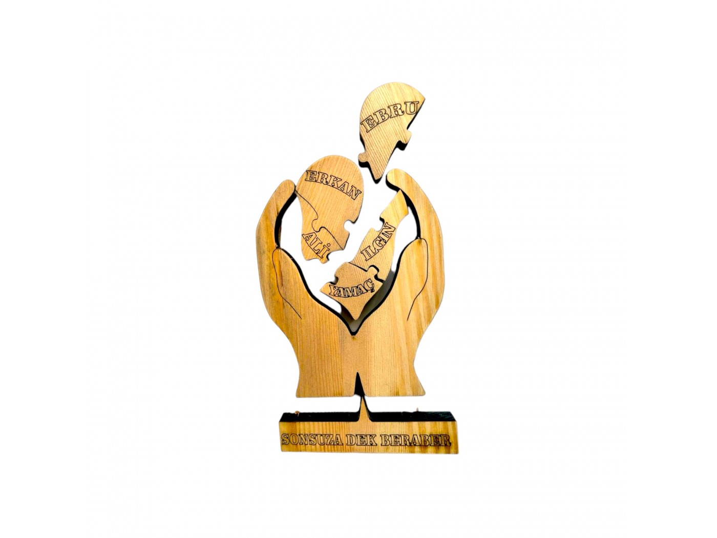 Kalpler Elimde Ahşap Puzzle Kalpler Elimde Ahşap Puzzle