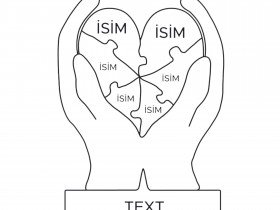 Kalpler Elimde Ahşap Puzzle Kalpler Elimde Ahşap Puzzle