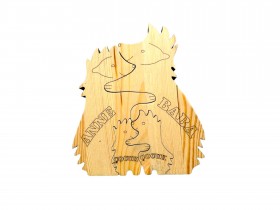 Kirpi Ailesi Ahşap Puzzle