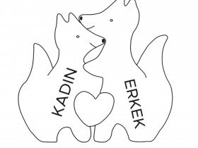 Tilki Ailesi Ahşap Puzzle Tilki Ailesi Ahşap Puzzle