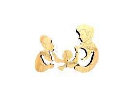 Ailemiz Ahşap Puzzle Ailemiz Ahşap Puzzle