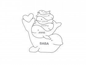 Yunus Ailesi Ahşap Puzzle Yunus Ailesi Ahşap Puzzle