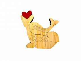 Yunus Ailesi Ahşap Puzzle