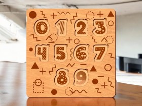Rakam Ahşap Puzzle