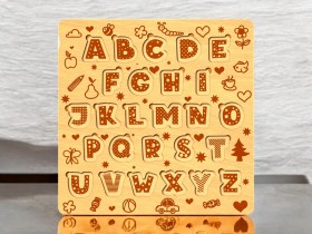 Harf Ahşap Puzzle