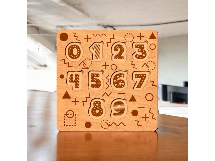 Rakam Ahşap Puzzle