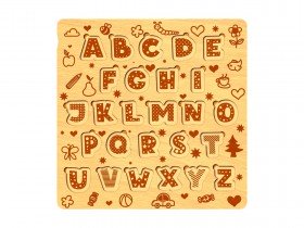 Harf Ahşap Puzzle