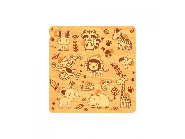 Hayvan Ahşap Puzzle