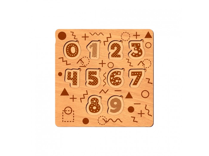 Rakam Ahşap Puzzle