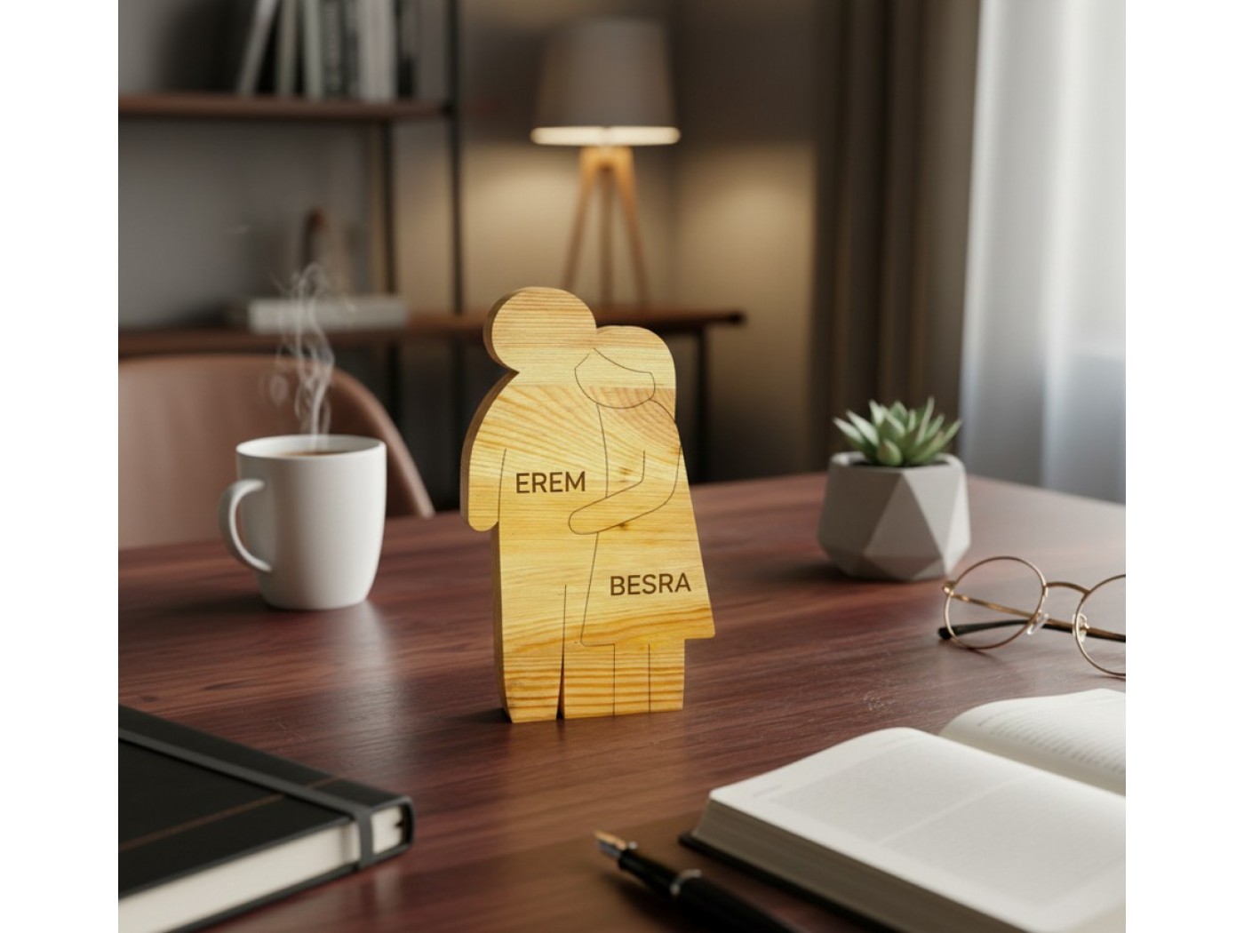 Biz Bir Aileyiz Ahşap Puzzle