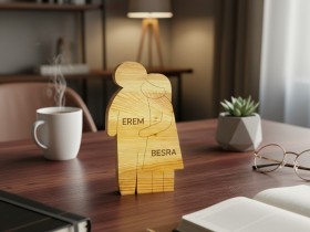 Biz Bir Aileyiz Ahşap Puzzle