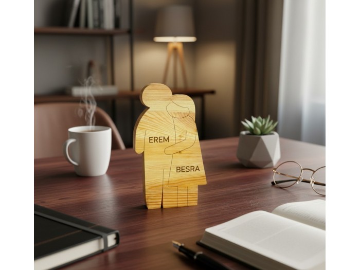 Biz Bir Aileyiz Ahşap Puzzle    