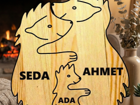 Kirpi Ailesi Ahşap Puzzle