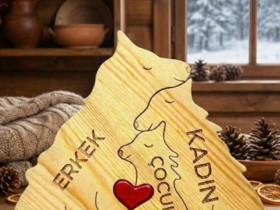 Kurt Ailesi Ahşap Puzzle