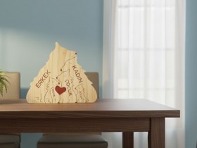 Kurt Ailesi Ahşap Puzzle