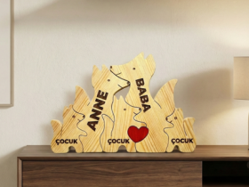 Tilki Ailesi Ahşap Puzzle