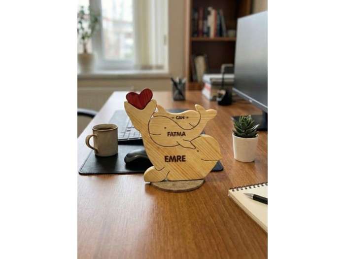 Yunus Ailesi Ahşap Puzzle   