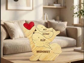 Yunus Ailesi Ahşap Puzzle