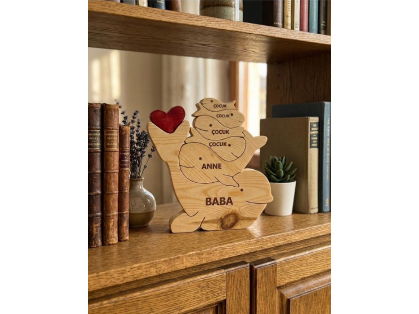 Yunus Ailesi Ahşap Puzzle