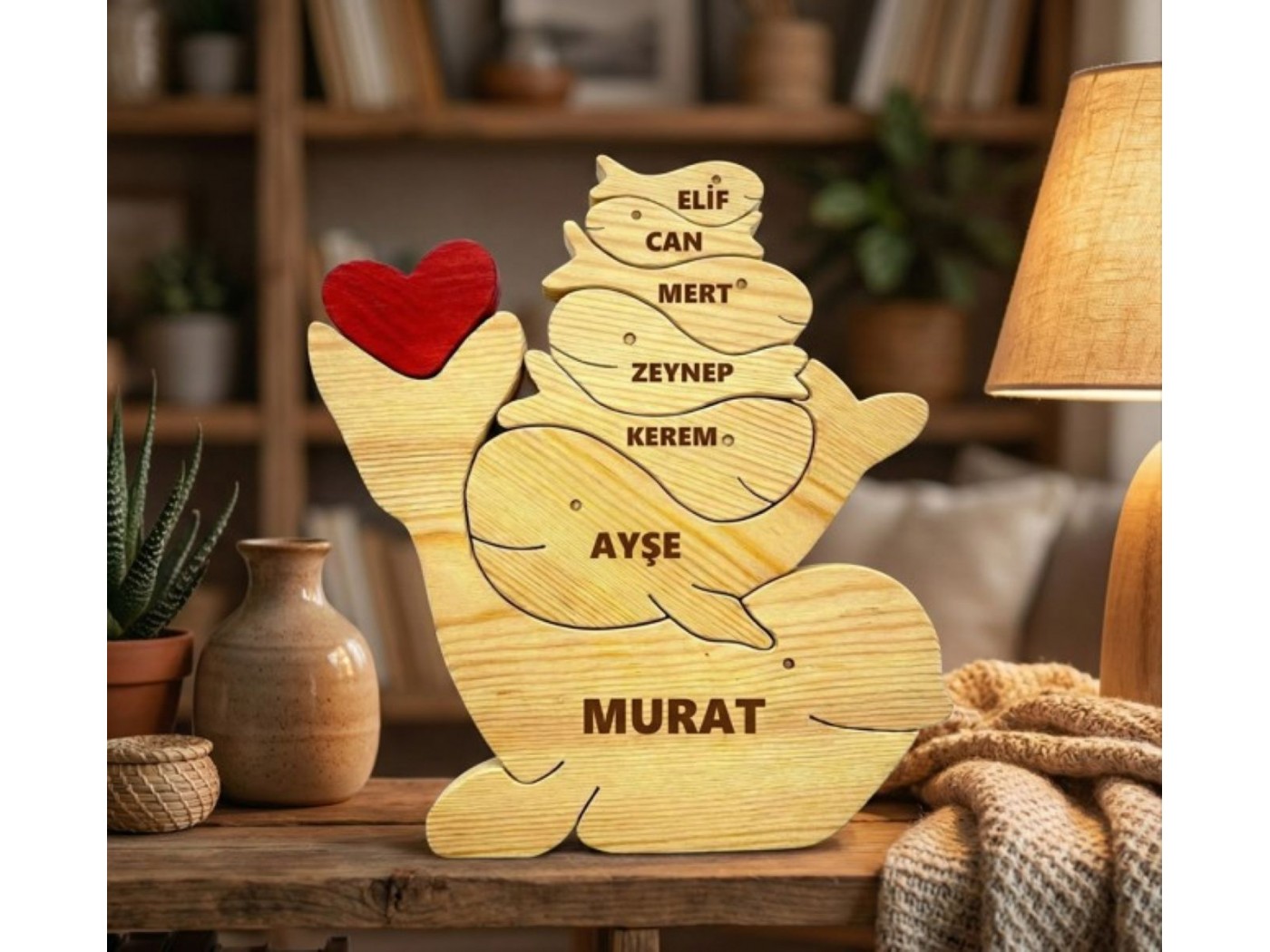 Yunus Ailesi Ahşap Puzzle